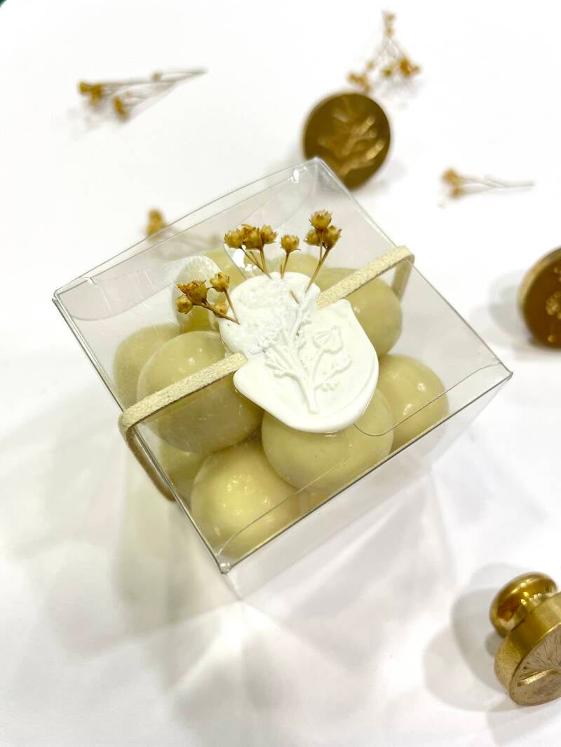 Cajitas de chocobolas blancas - Imagen 3
