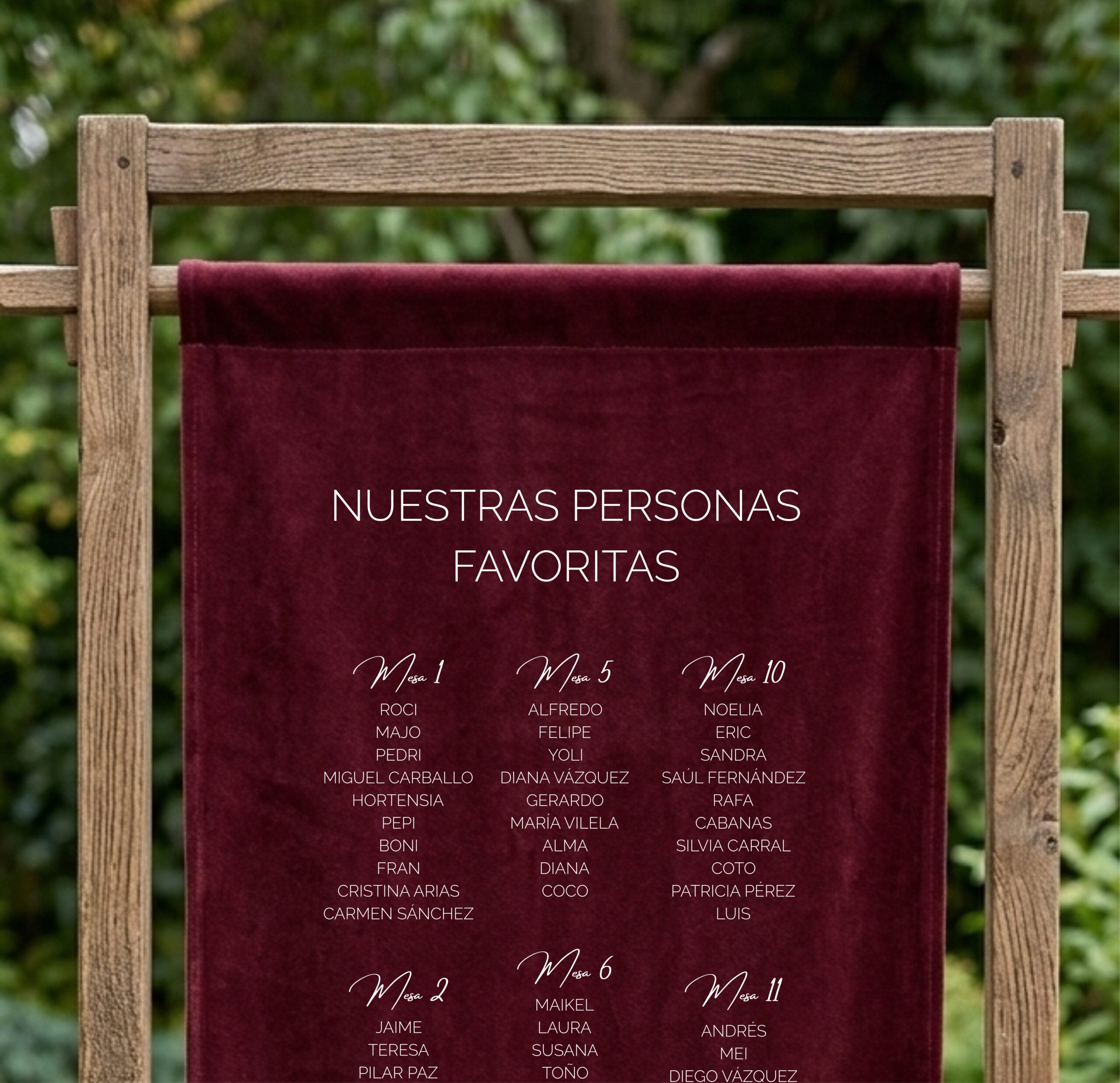 Banderolas Seating Plan - Imagen 3