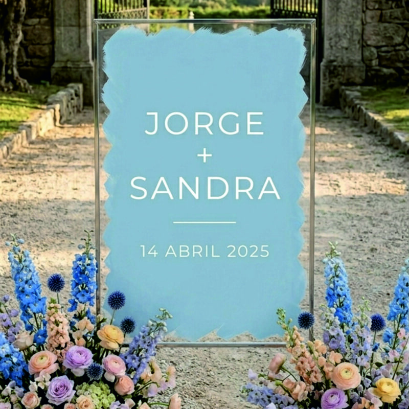 Cartel Metacrilato
